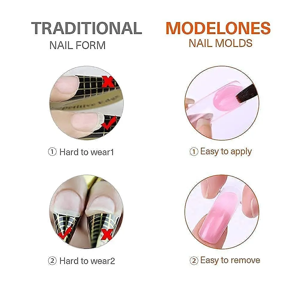 120Pcs Extension Gel Dual Forms Full Cover