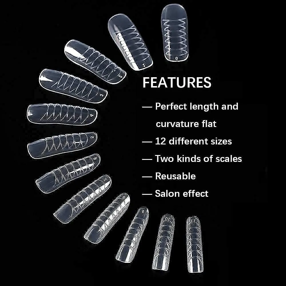 120Pcs Extension Gel Dual Forms Full Cover