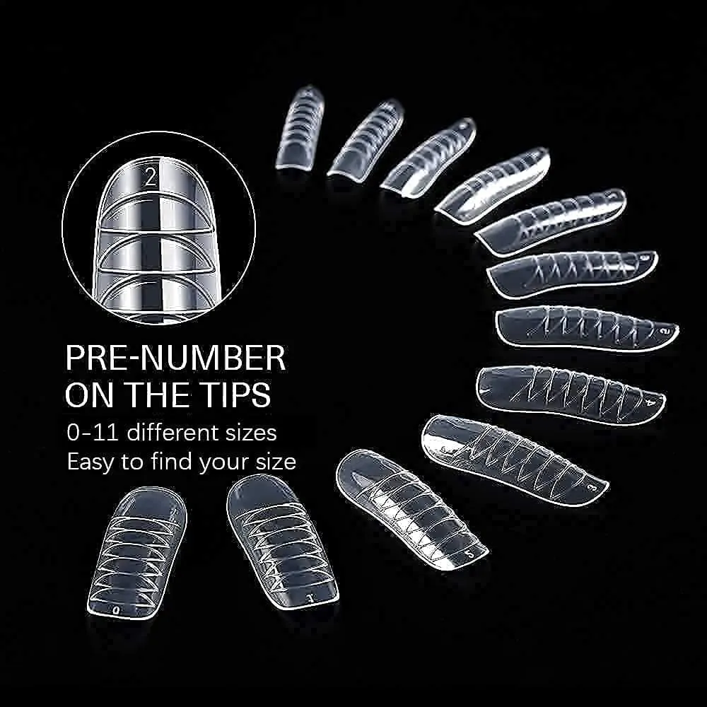 120Pcs Extension Gel Dual Forms Full Cover