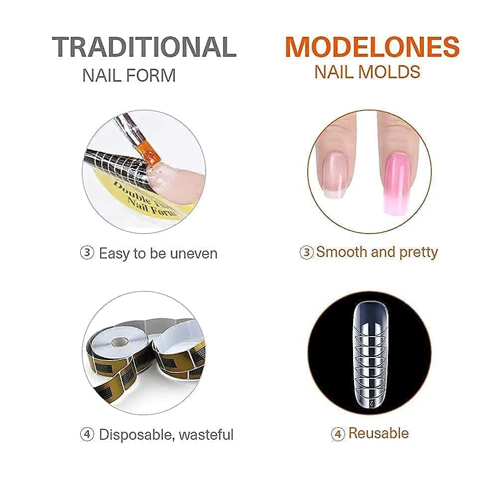 120Pcs Extension Gel Dual Forms Full Cover