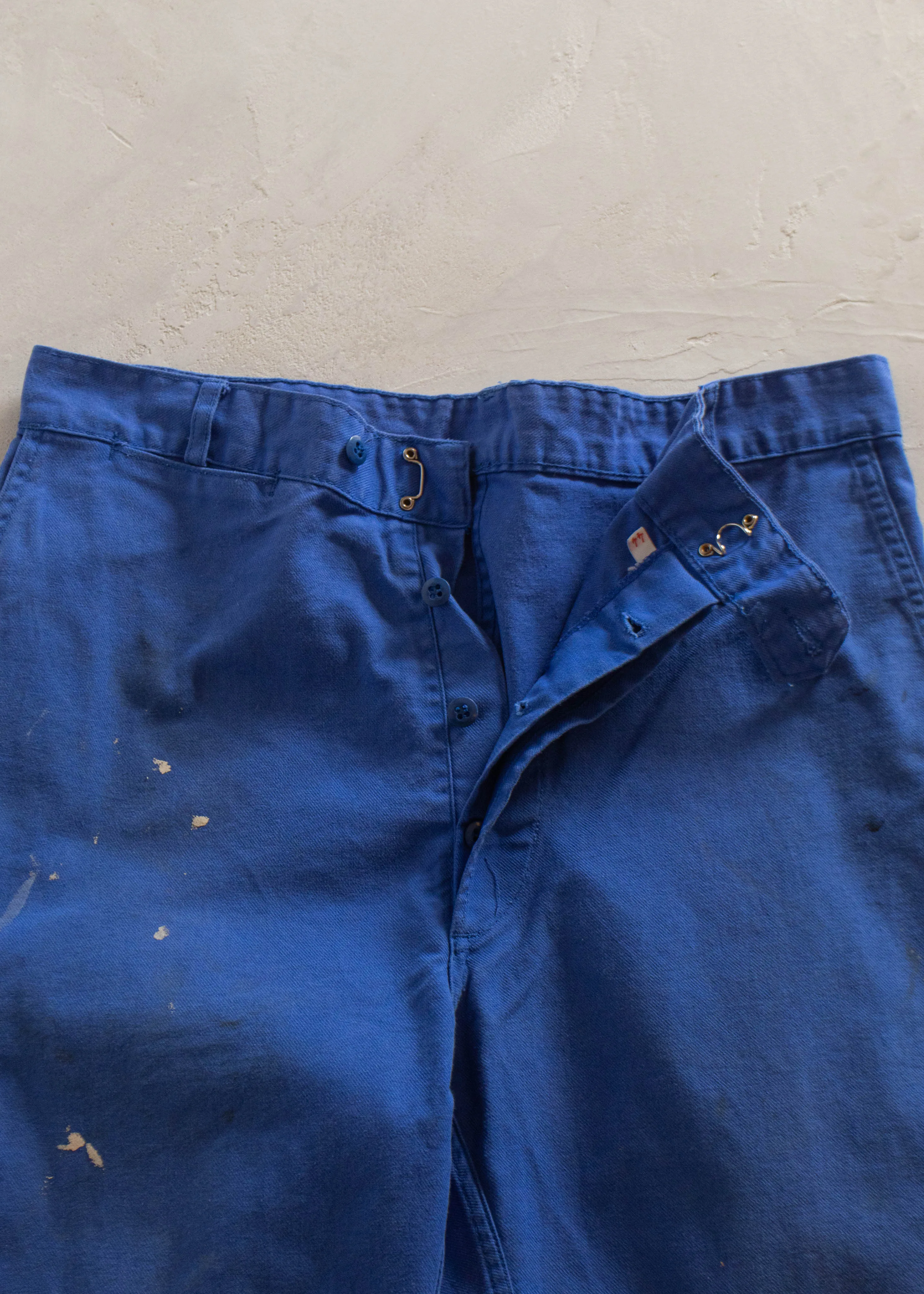1980s Adolphe Lafont French Workwear Chore Pants Size Women's 31 Men's 33
