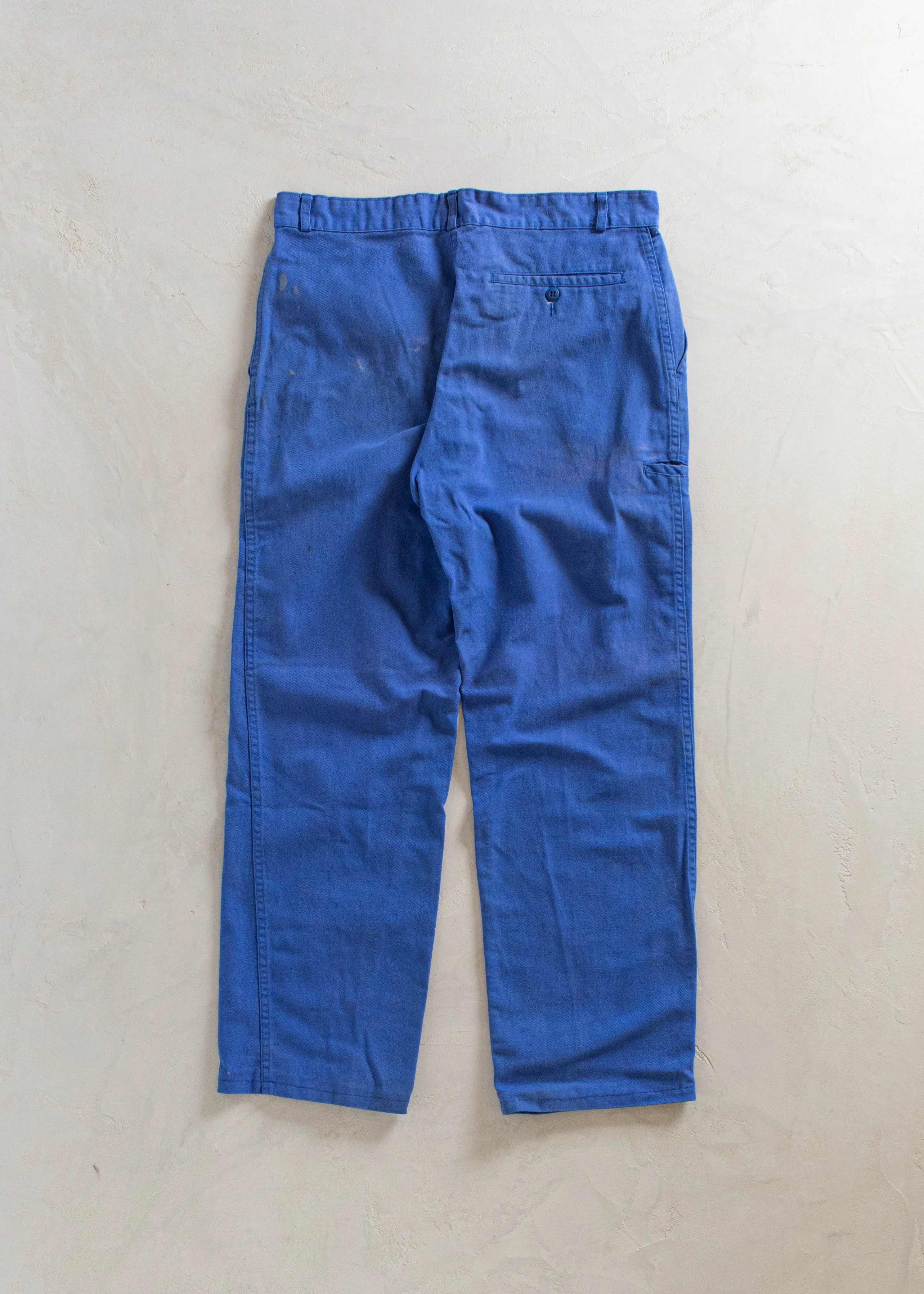 1980s Adolphe Lafont French Workwear Chore Pants Size Women's 31 Men's 33