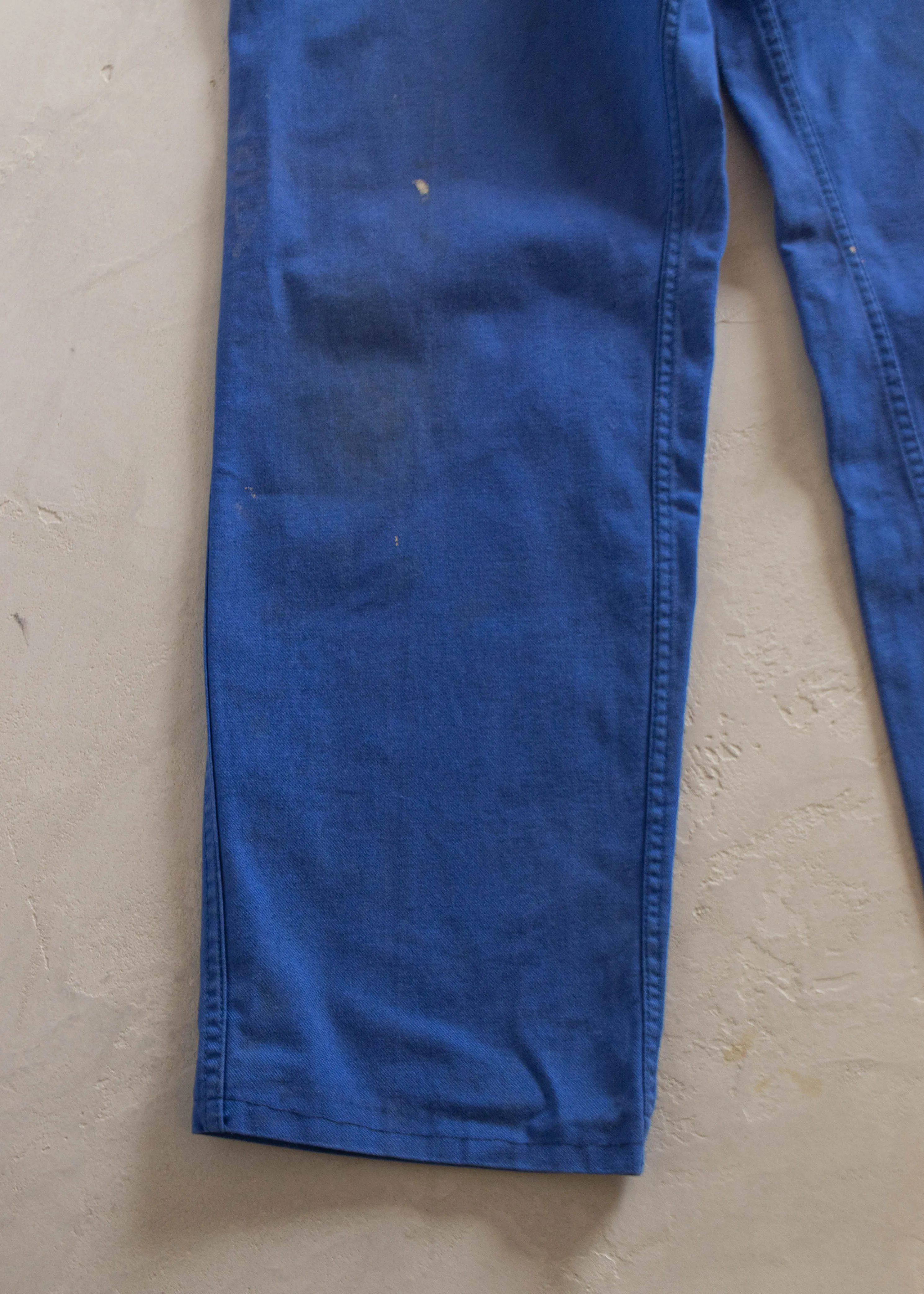 1980s Adolphe Lafont French Workwear Chore Pants Size Women's 31 Men's 33