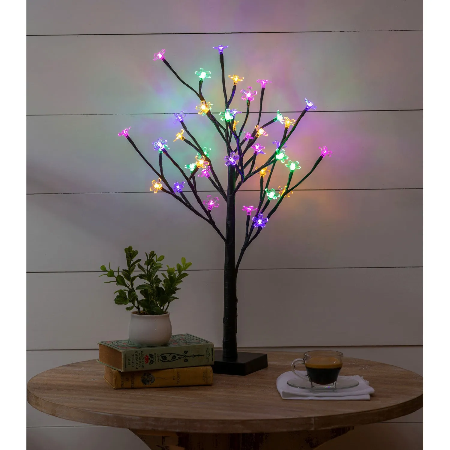 22" LED Floral Tree Table Décor,8led706