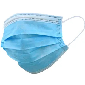 3 layer 10 pack blue masks disposable