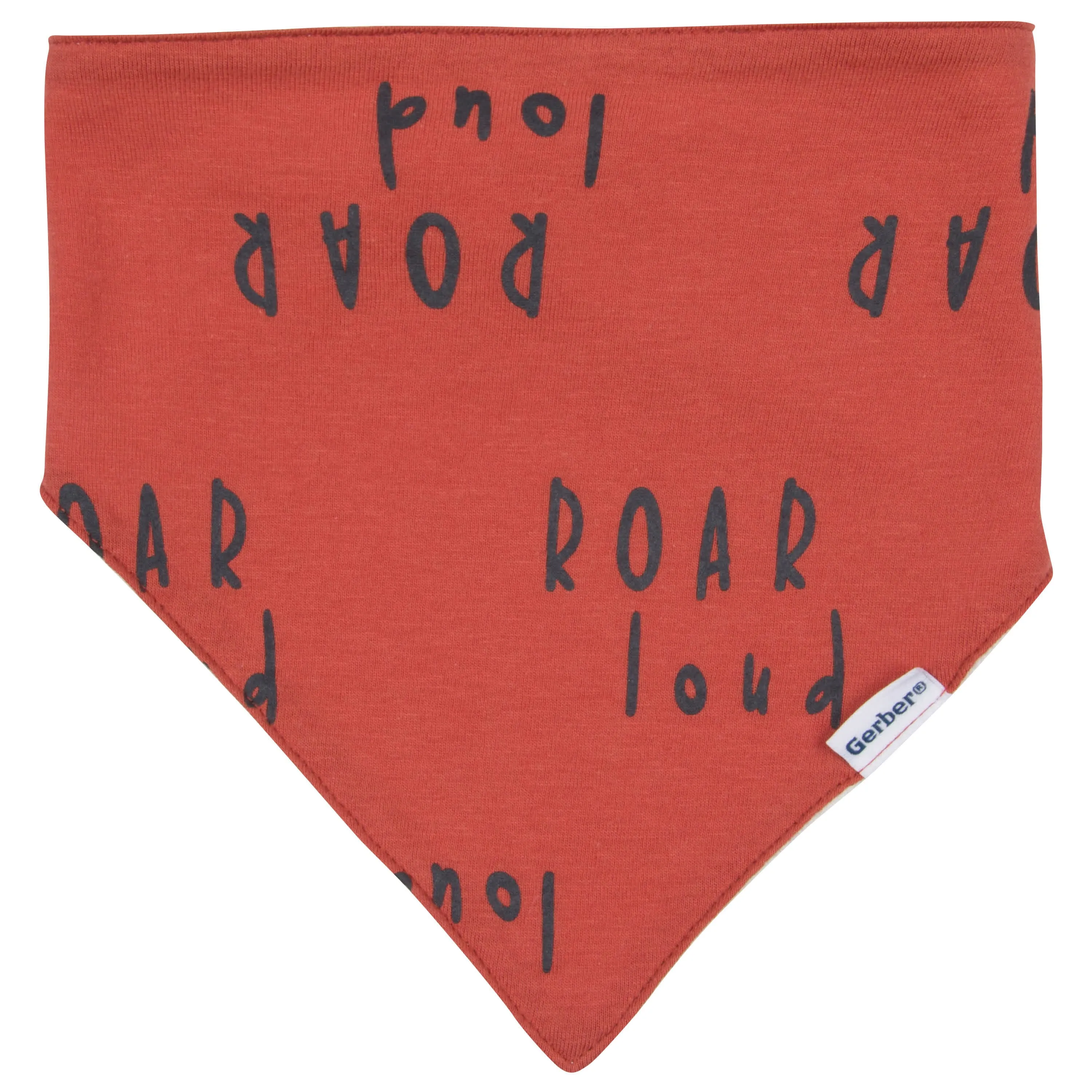 4-Pack Baby Boys Safari Bandana Bibs