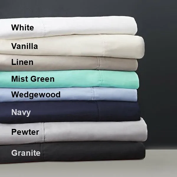 400TC Egyptian Cotton Sateen LINEN Sheet Set by Logan and Mason Platinum