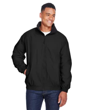 Adult Fleece-Lined Nylon Jacket-M740