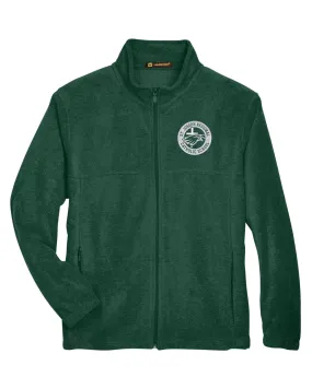 Adult Full Zip Fleece Jacket with Embroidered SJRCS Eagle Logo