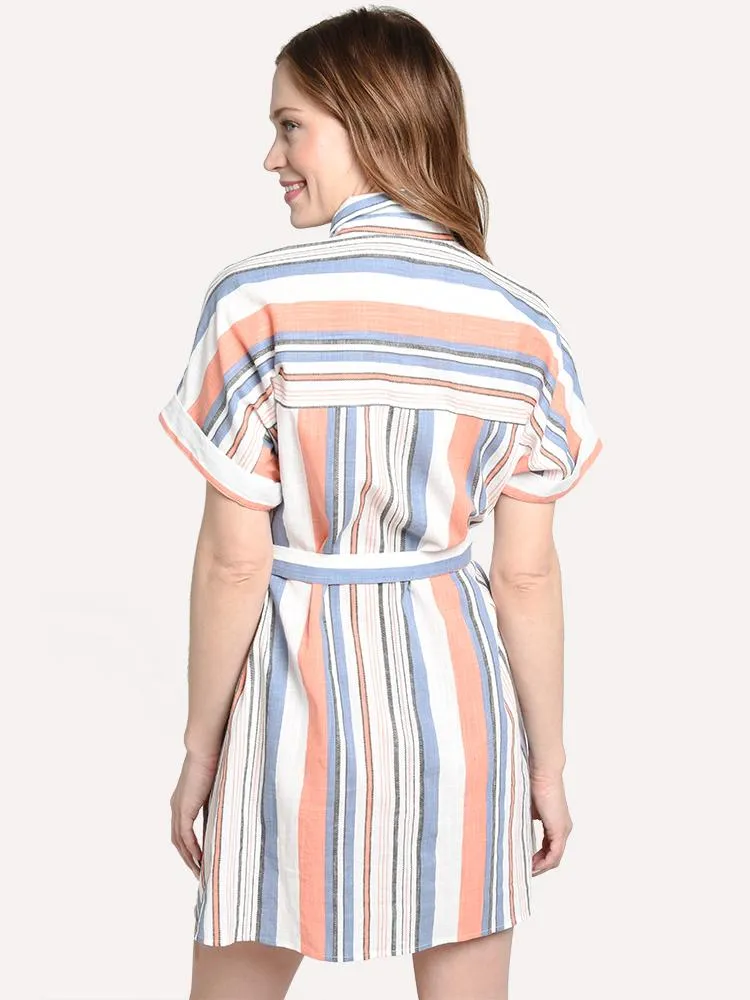After Market Button Down Shirt Dress