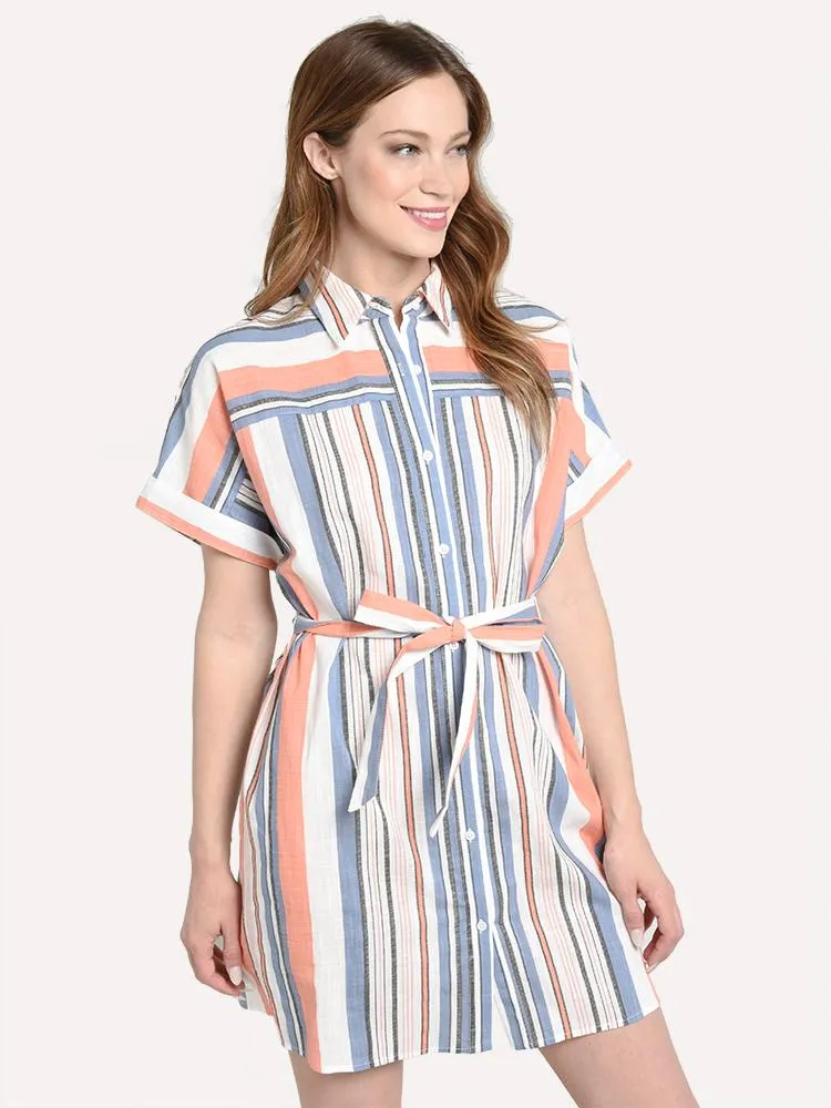 After Market Button Down Shirt Dress