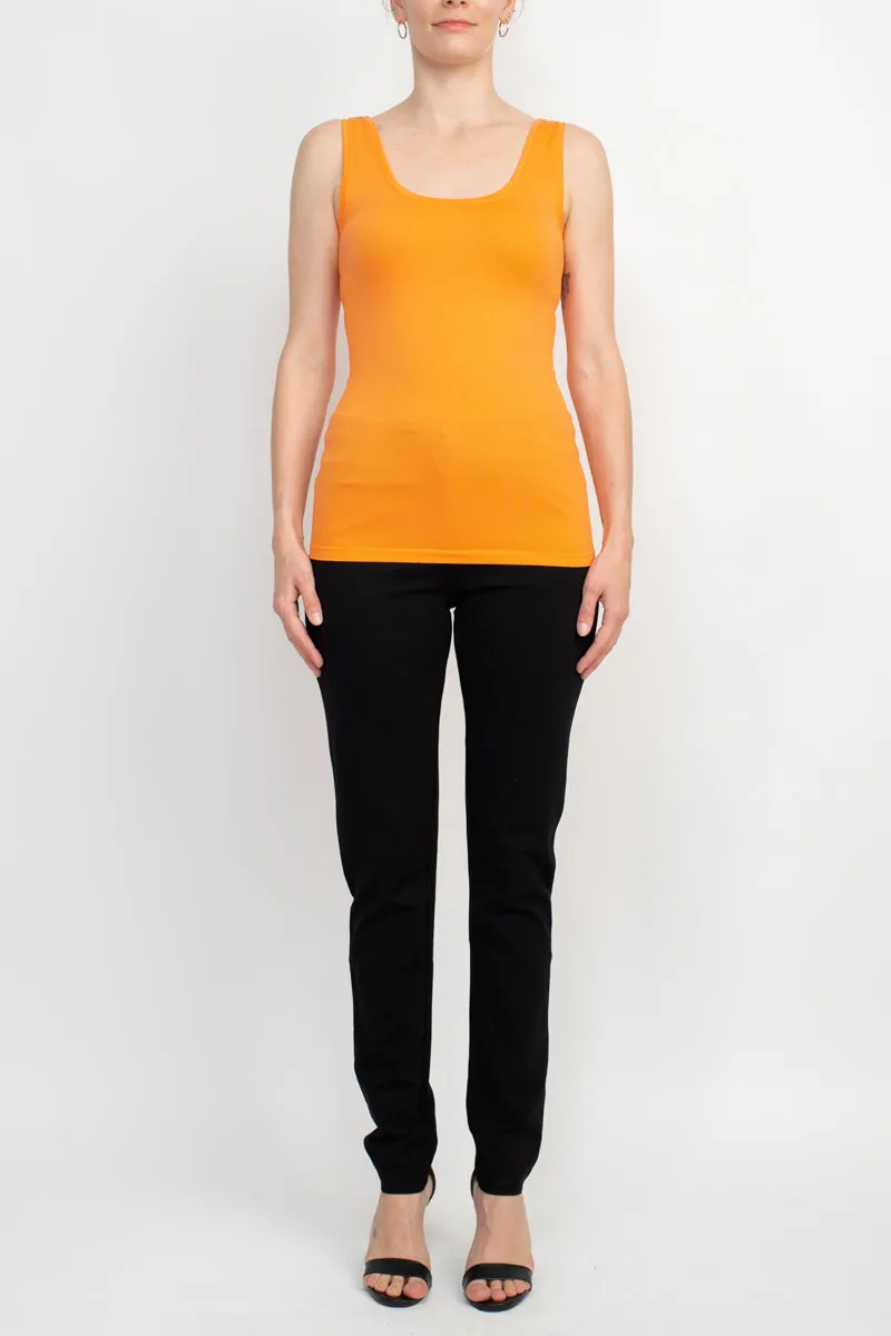 Alberto Makali Square Neck Sleeveless Solid Spandex Top