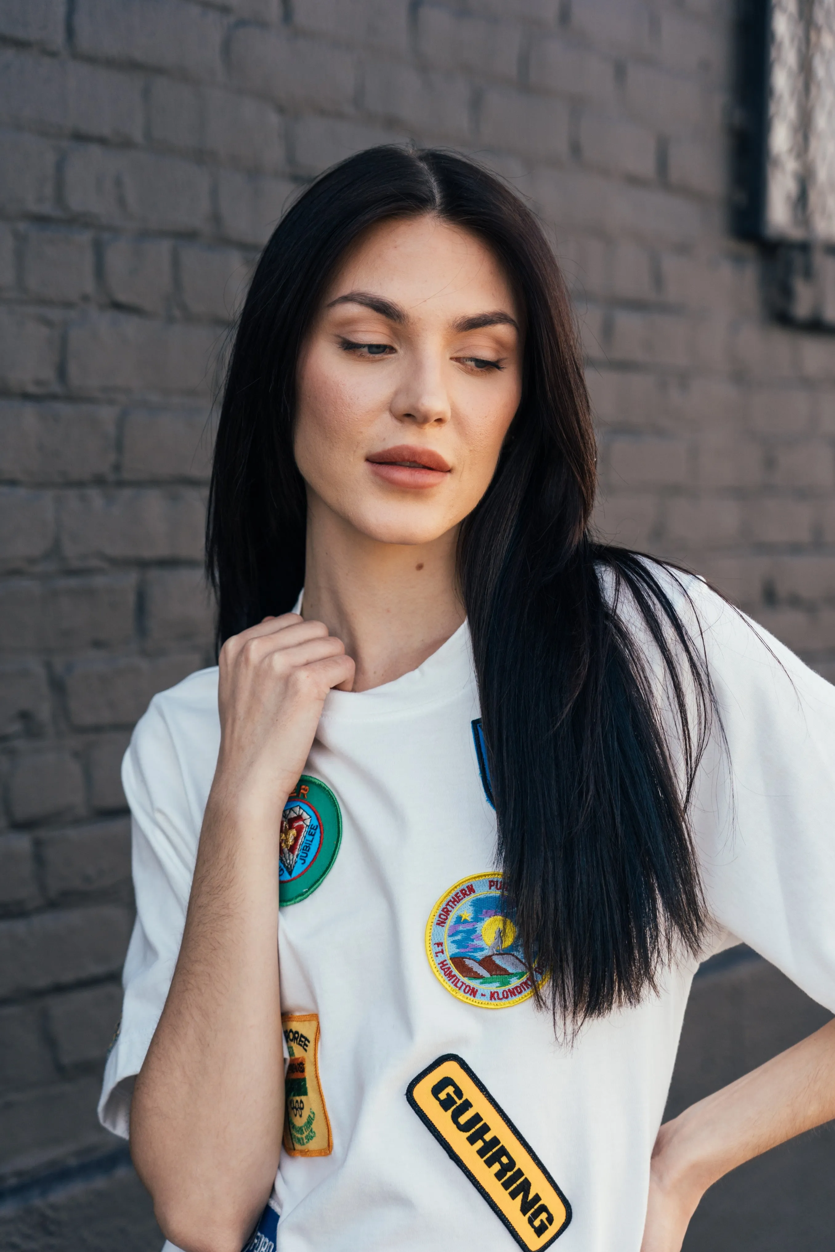 All Patched Up T-Shirt Dress