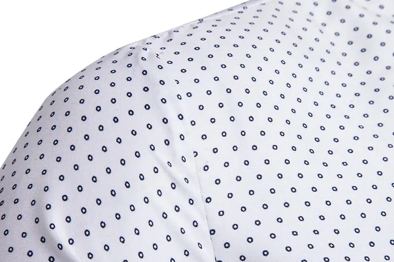 Angelo Ricci™ Autumn Fashion Polka Dot Shirt