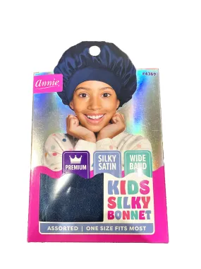Annie Kid's Silky Bonnet Wide Band Assorted 4369
