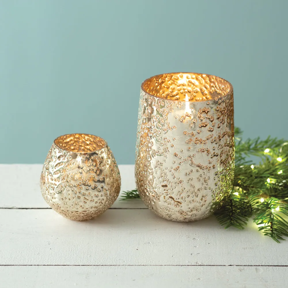 Aurelia Mercury Glass Votive Candle Holder