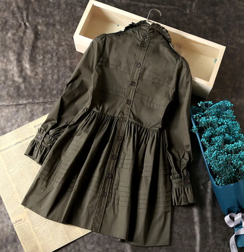 BBL DESIGN MINI SMOCK SHIRT DRESS