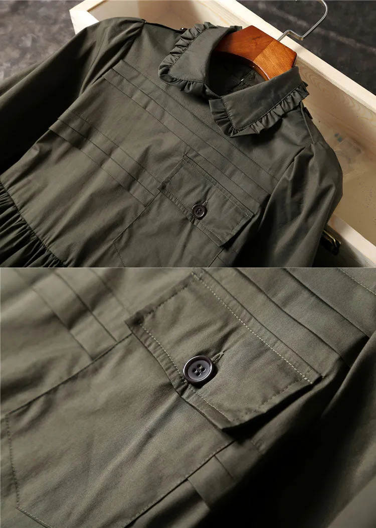 BBL DESIGN MINI SMOCK SHIRT DRESS