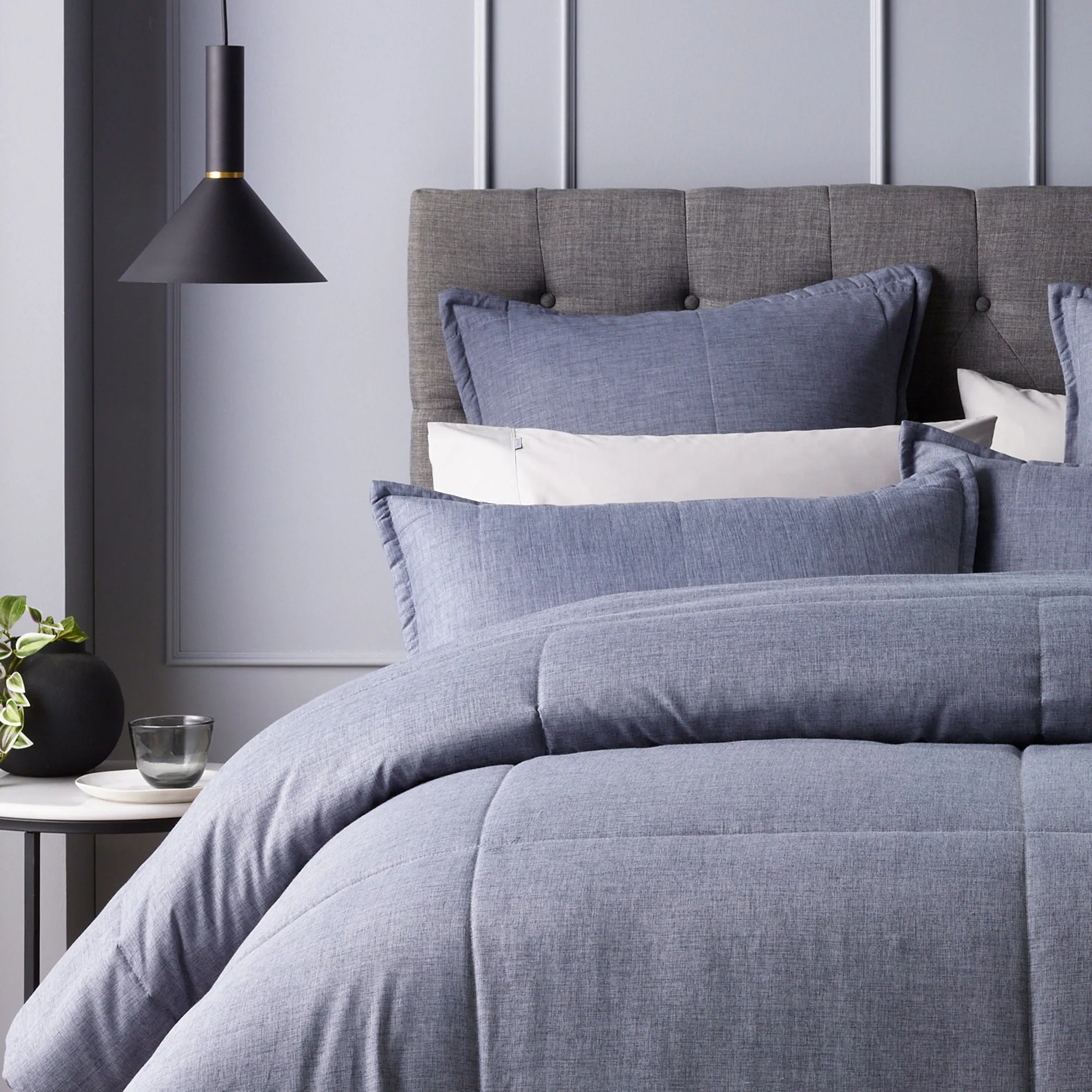Bianca Maynard Comforter Set Blue (6 Piece)