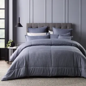 Bianca Maynard Comforter Set Blue (6 Piece)