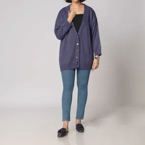 Blue Mid Length Cardigan PW2906
