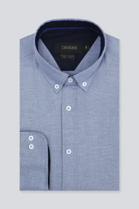 Blue Self Casual Shirt