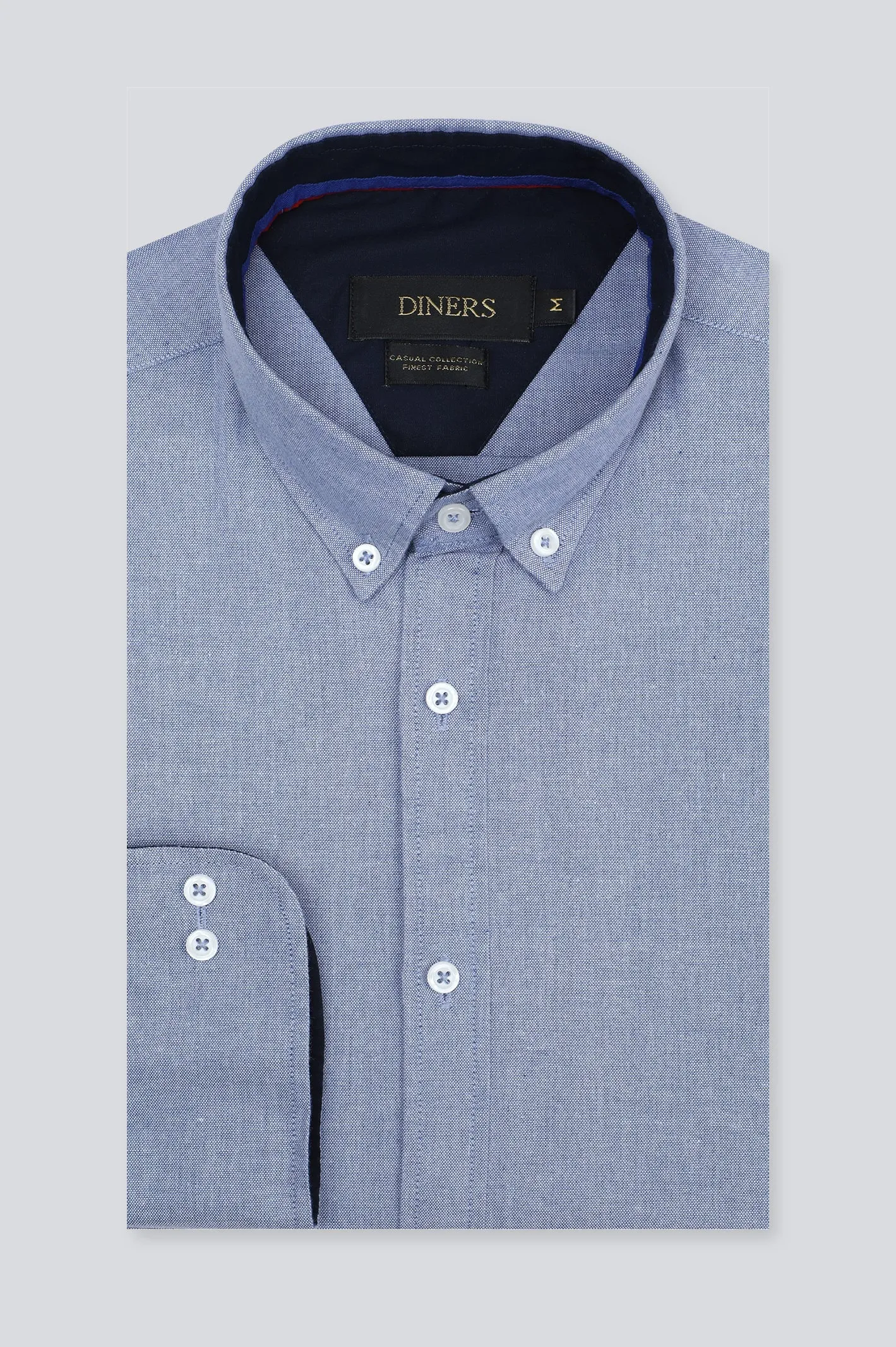 Blue Self Casual Shirt