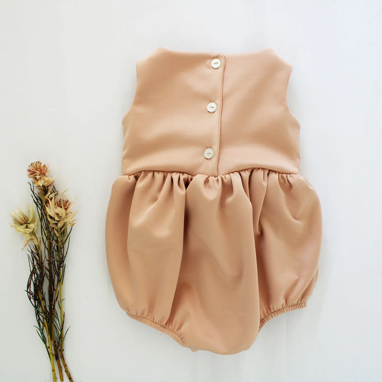 By Grace Romper - Champagne Pink