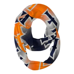 Cal State Fullerton Titans All Over Logo Game Day Collegiate Women Ultra Soft Knit Infinity Scarf by Vive La Fete