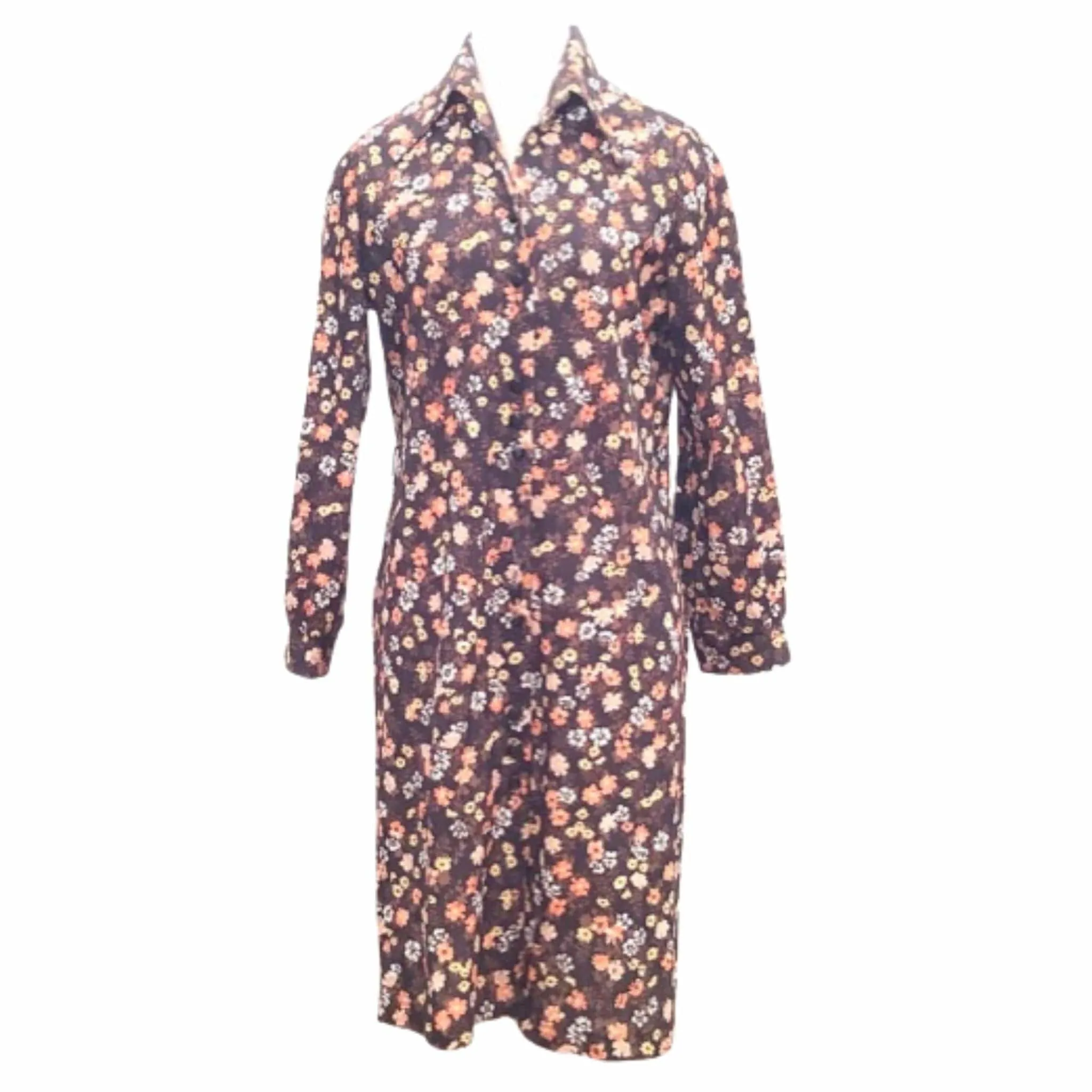 Calico Shirt Dress