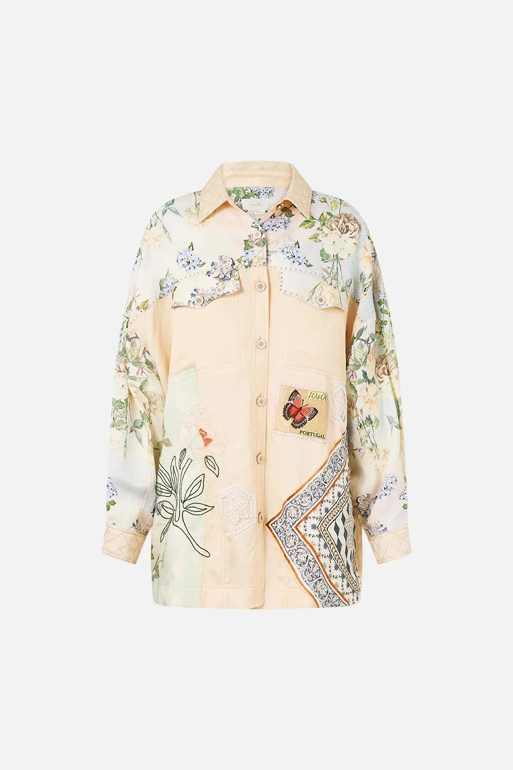 CAMILLA | JARDIM PARTY OVERSIZED SHACKET
