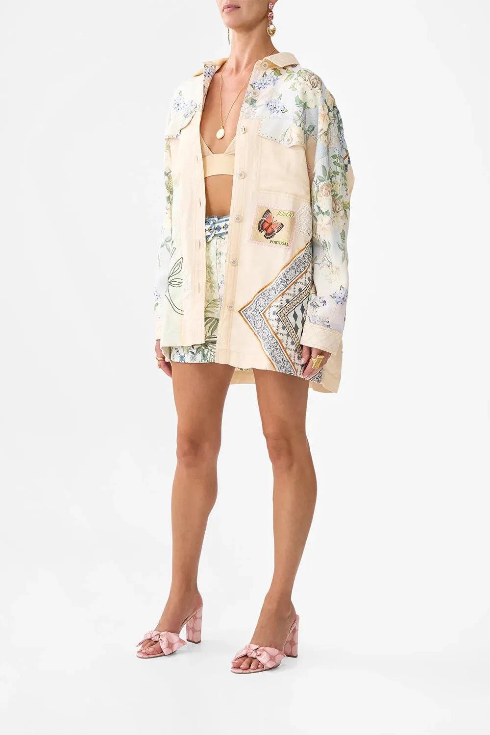 CAMILLA | JARDIM PARTY OVERSIZED SHACKET