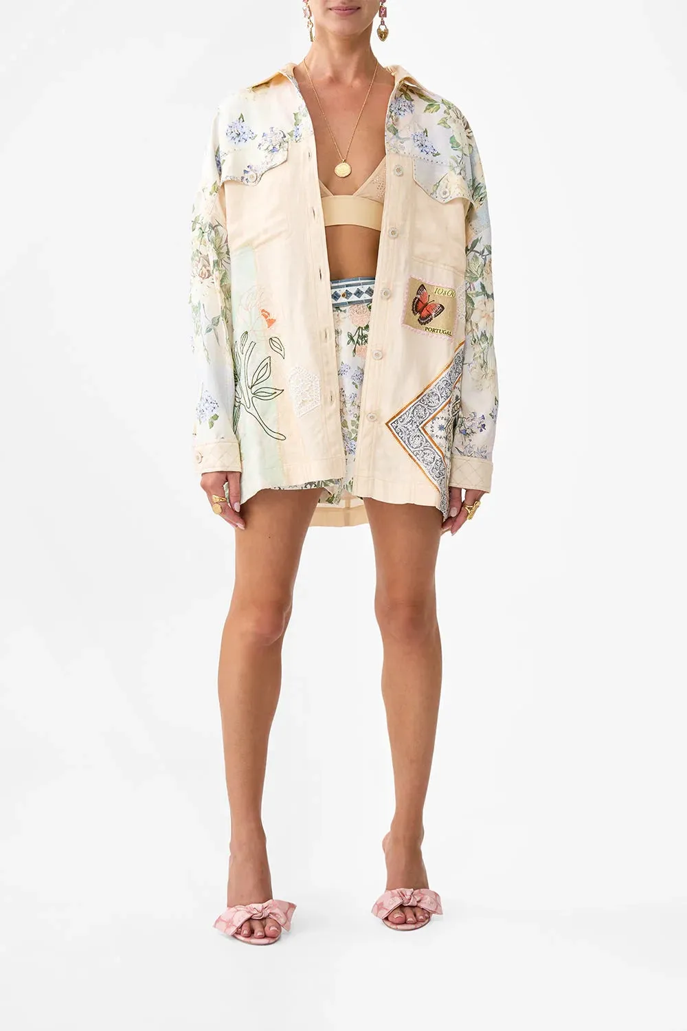 CAMILLA | JARDIM PARTY OVERSIZED SHACKET