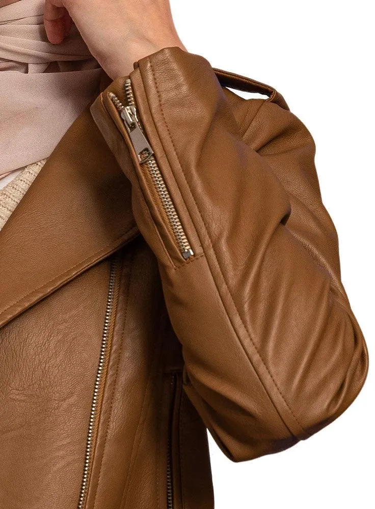 Caramel Leather Jacket