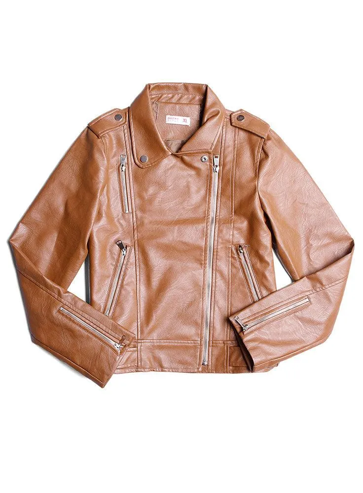 Caramel Leather Jacket