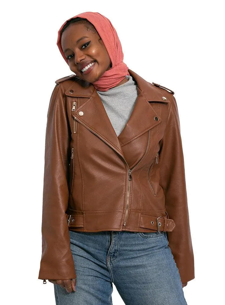 Caramel Leather Jacket