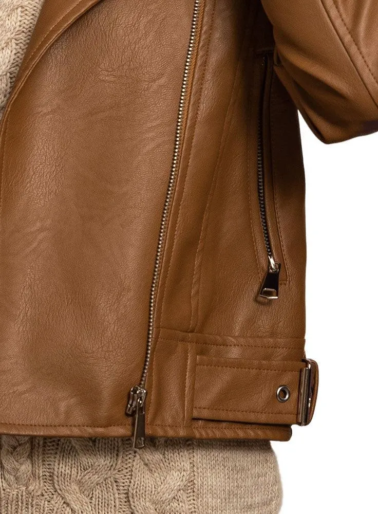 Caramel Leather Jacket