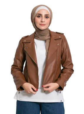 Caramel Leather Jacket