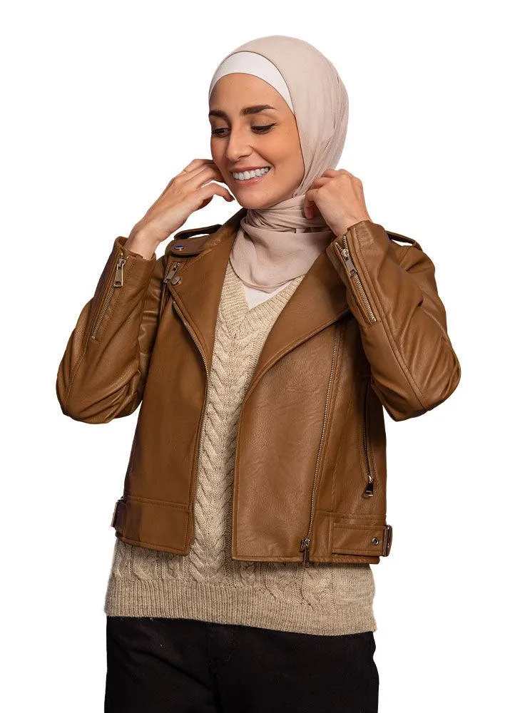 Caramel Leather Jacket