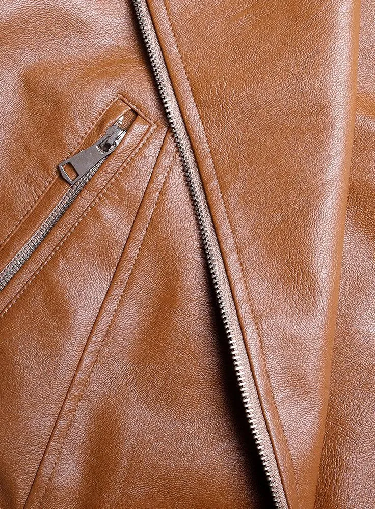 Caramel Leather Jacket