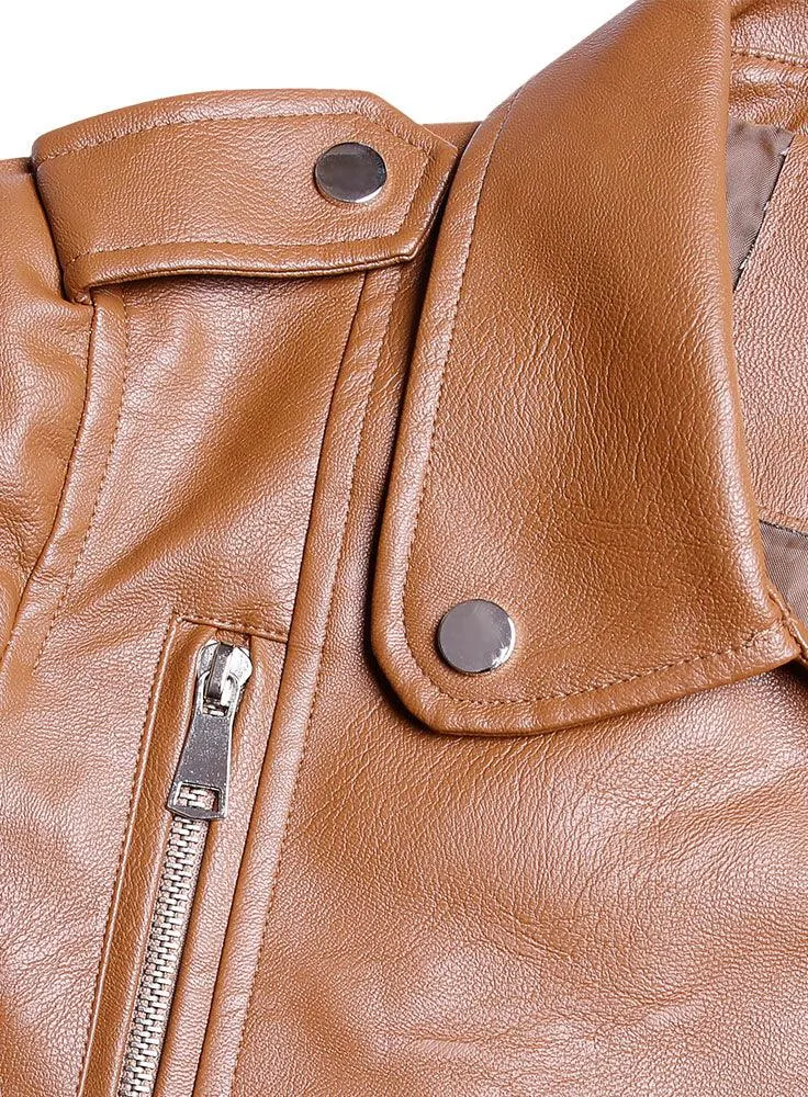 Caramel Leather Jacket