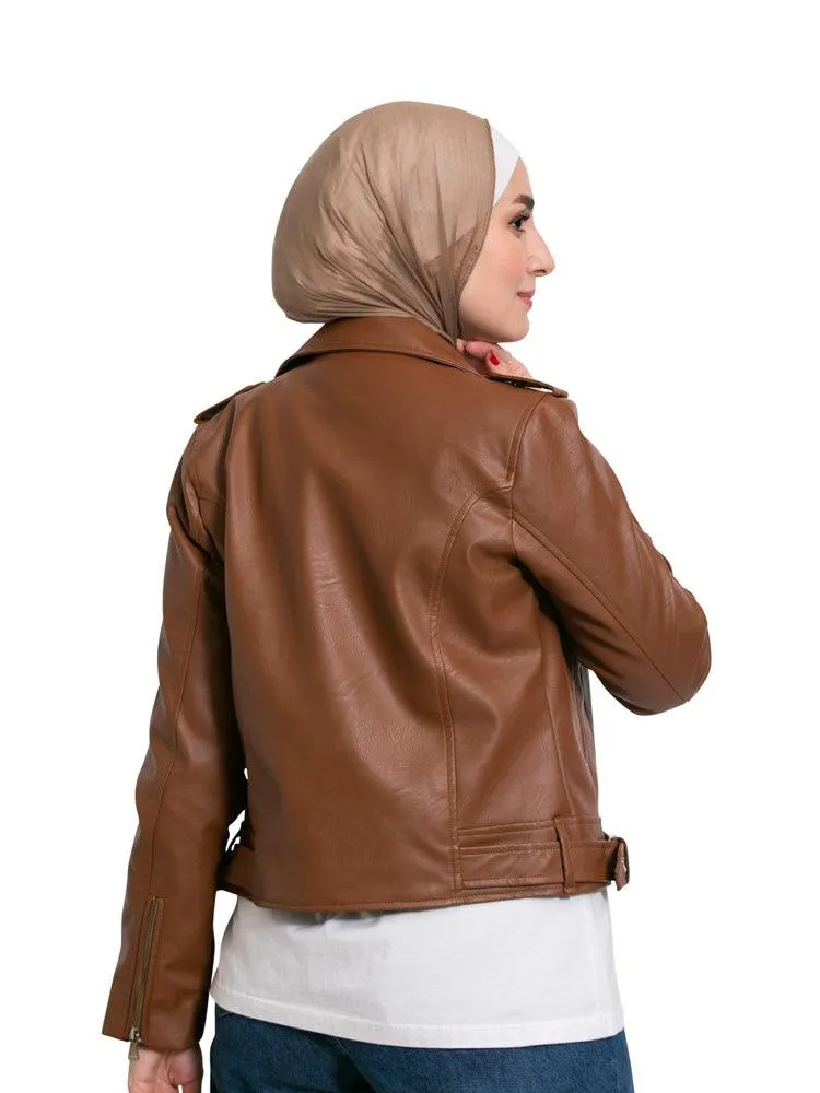 Caramel Leather Jacket