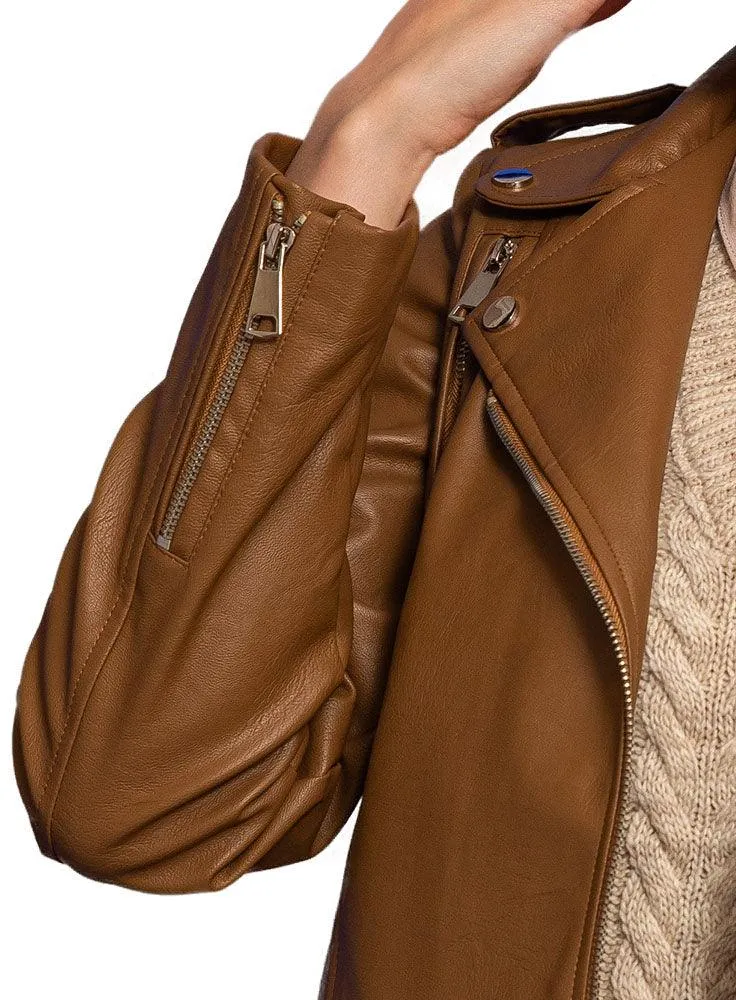 Caramel Leather Jacket