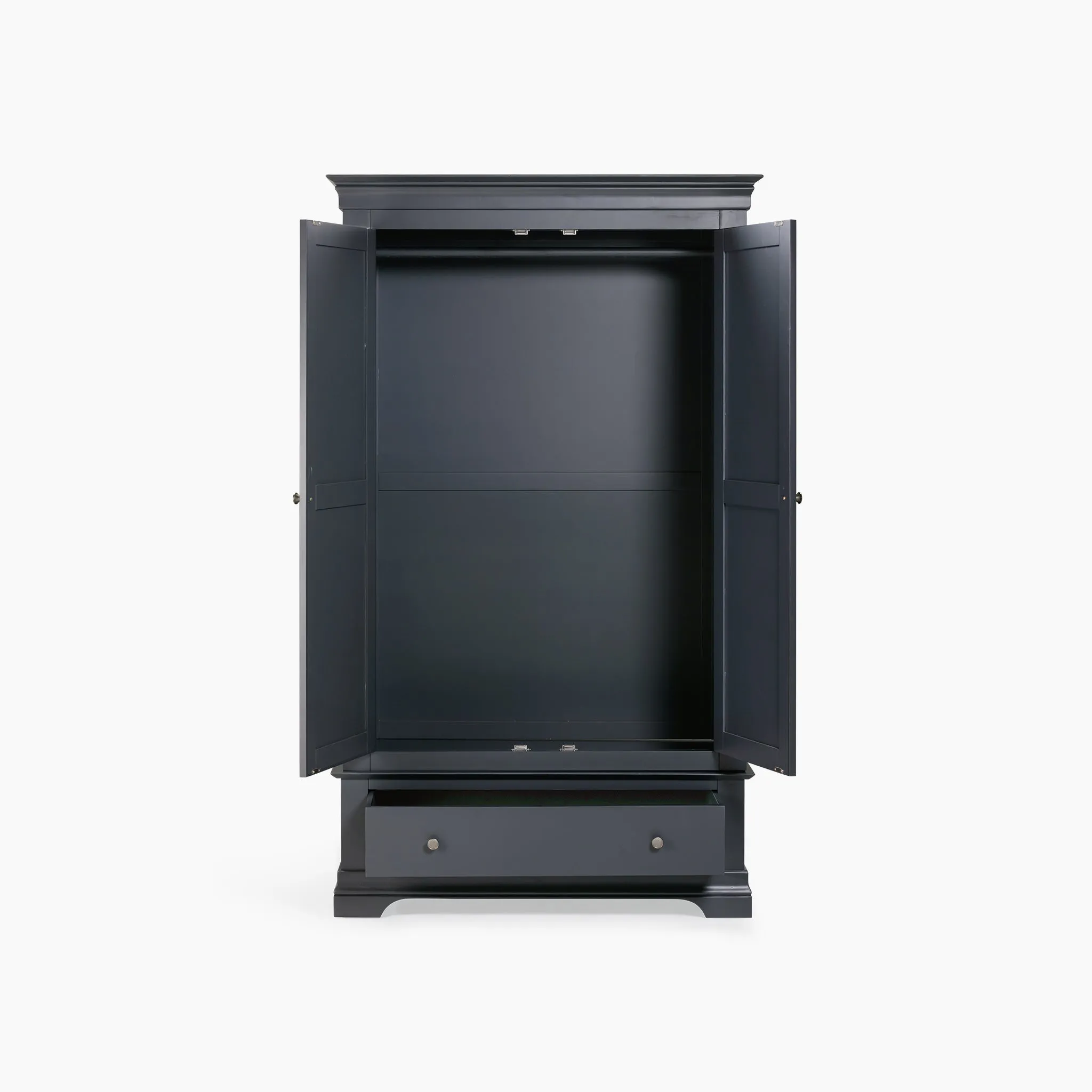 Chalbury Double Wardrobe in Dusky Black