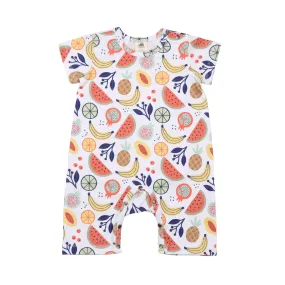 Cheerful Fruits Beach Romper