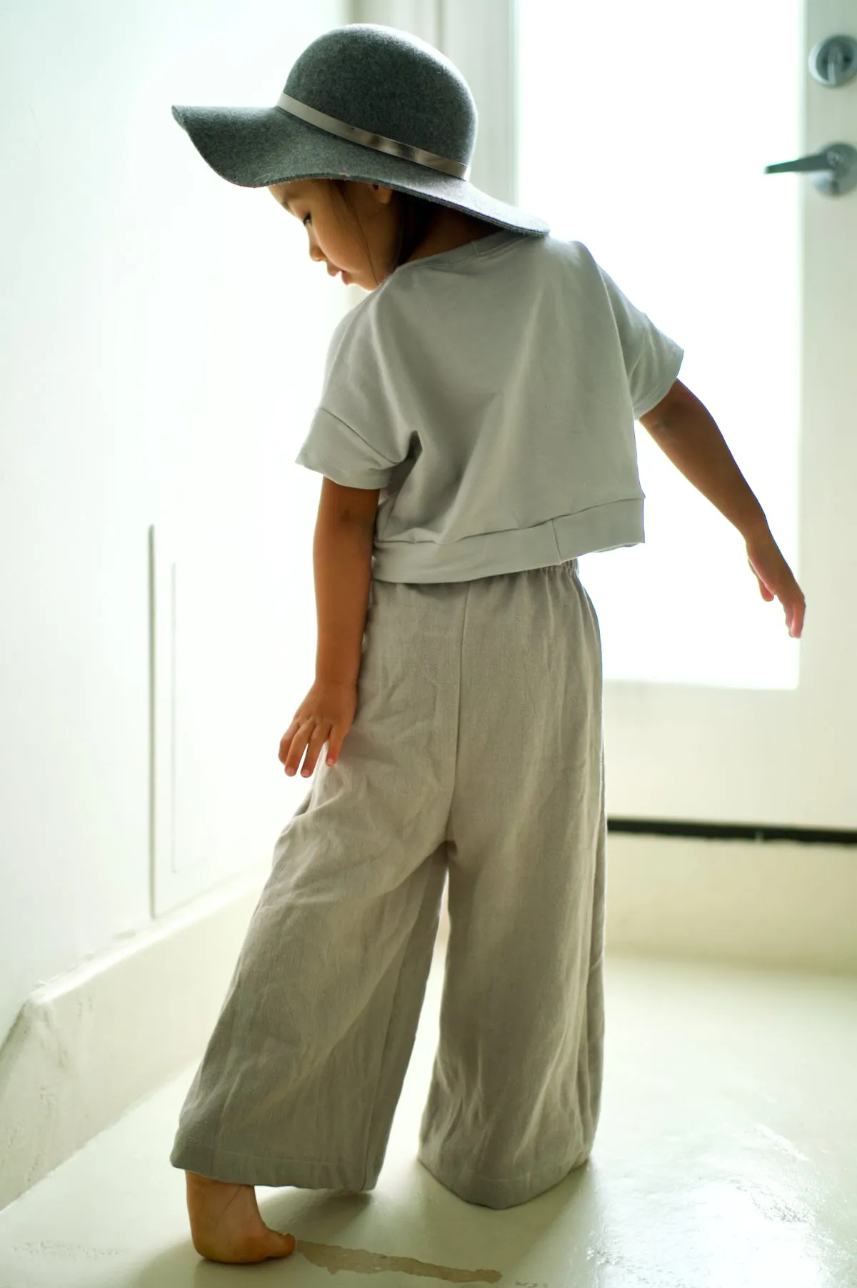 Children and Youth Poppy Wide Leg Pants Sewing Pattern
