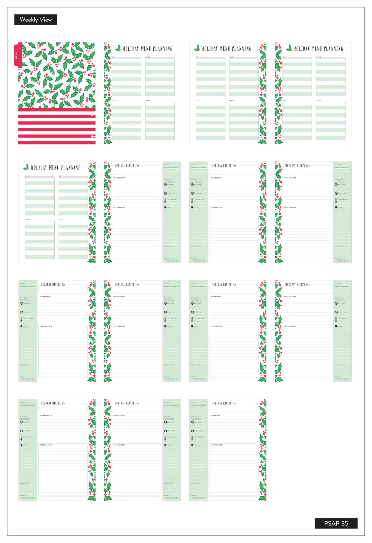 Christmas Holiday - Classic Accessory Pack