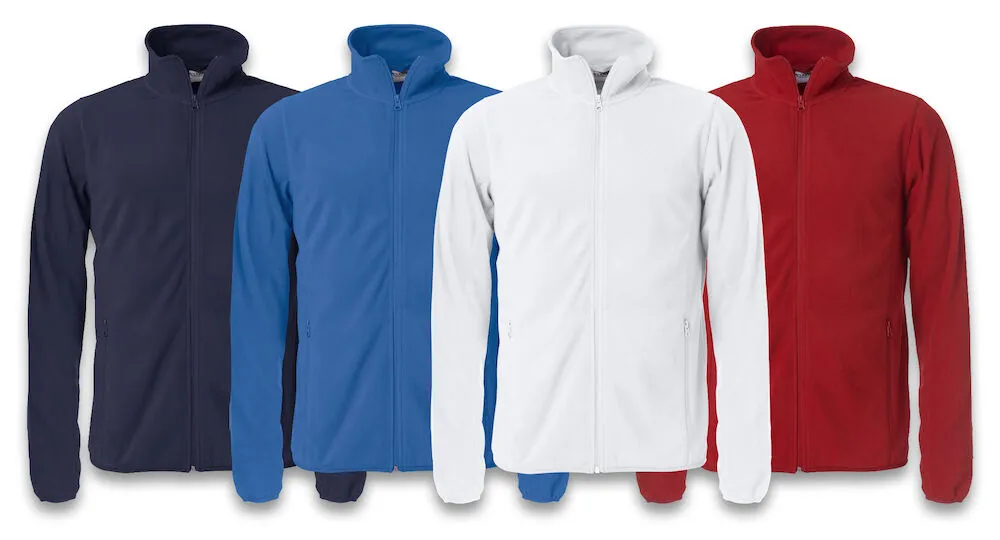 Clique Basic Micro Fleece Jacket | Men's Lightweight Zipped Fleece | 4 Colours | XS-4XL