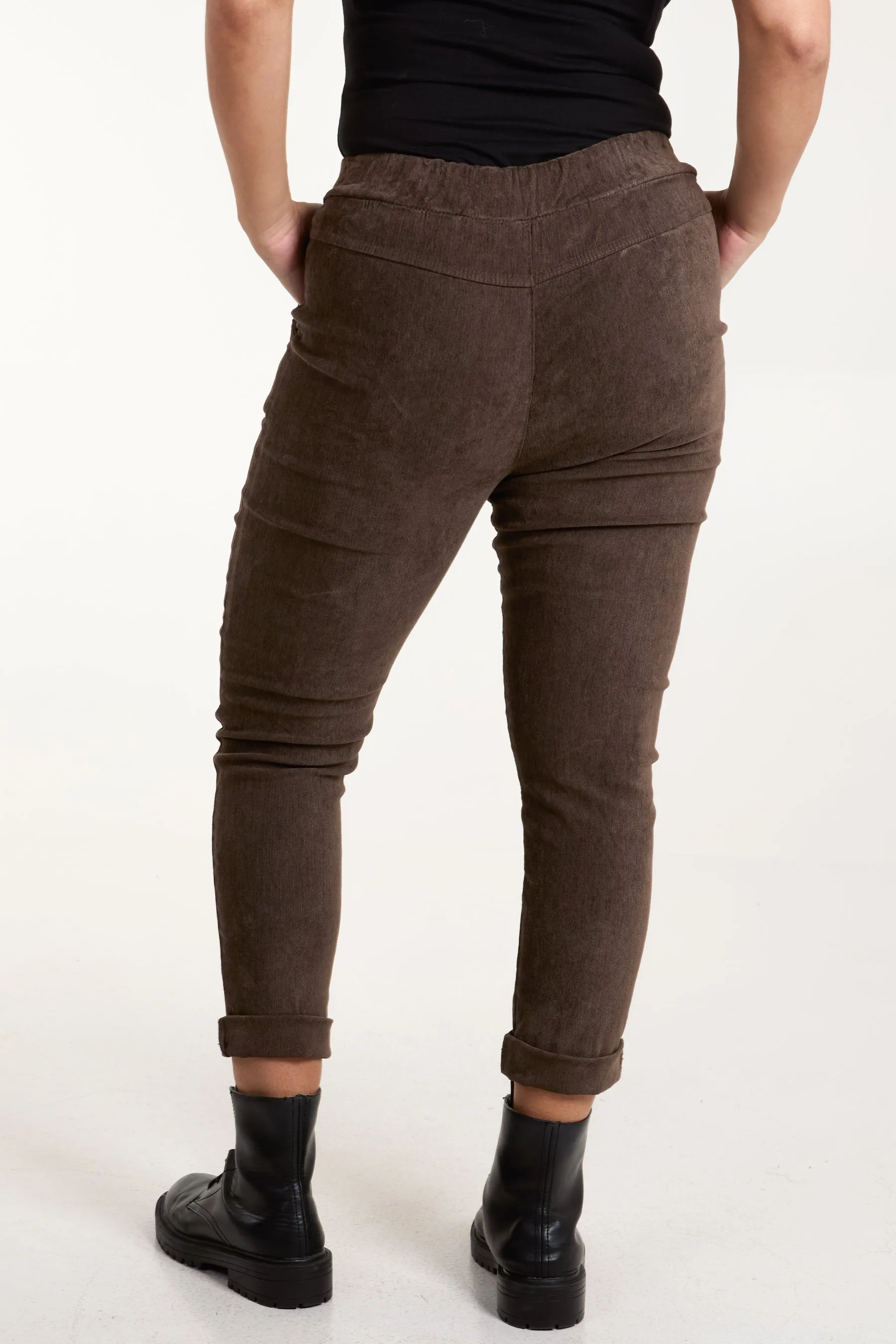 Corduroy Magic Drawstring Trousers