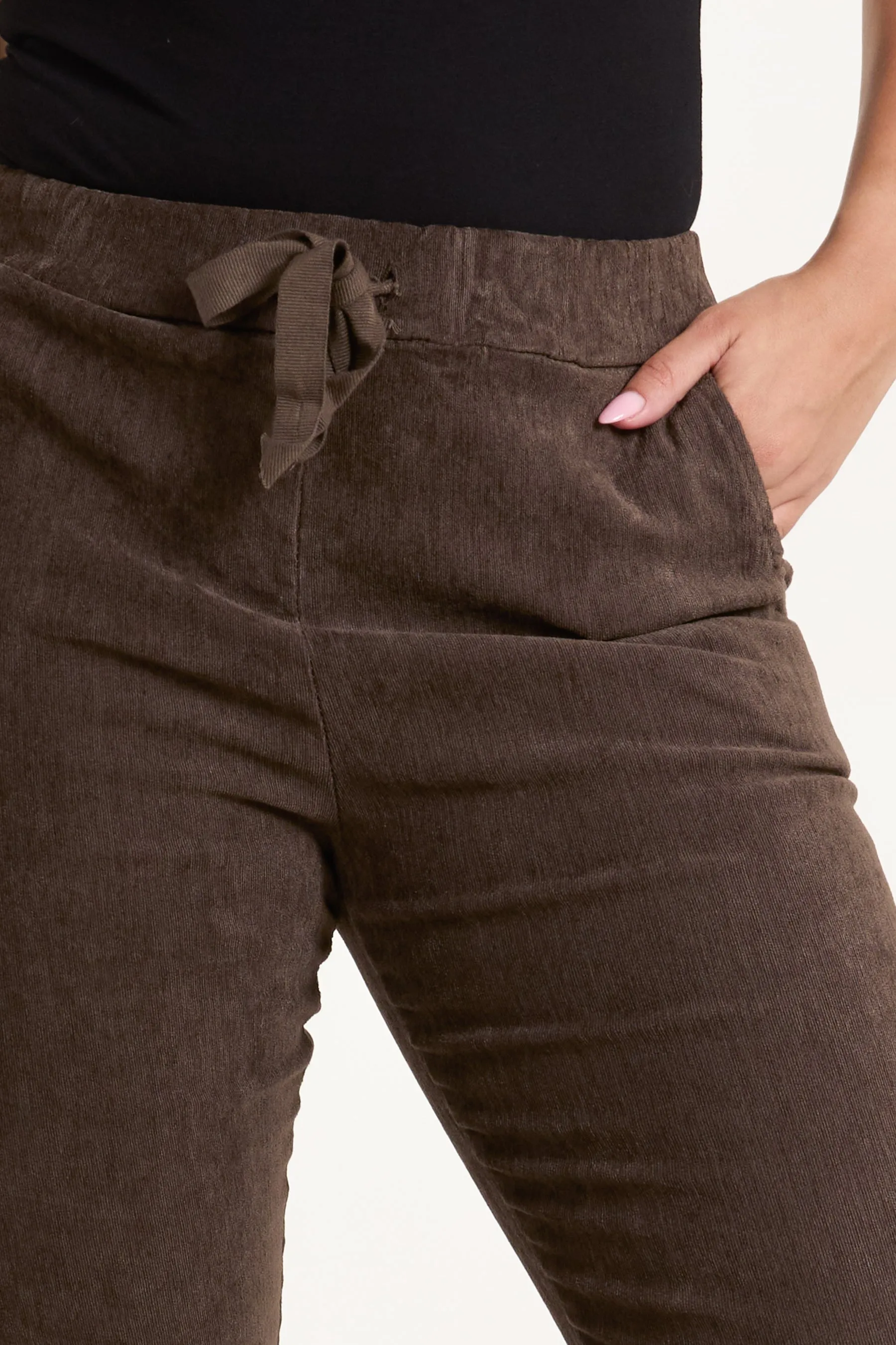 Corduroy Magic Drawstring Trousers